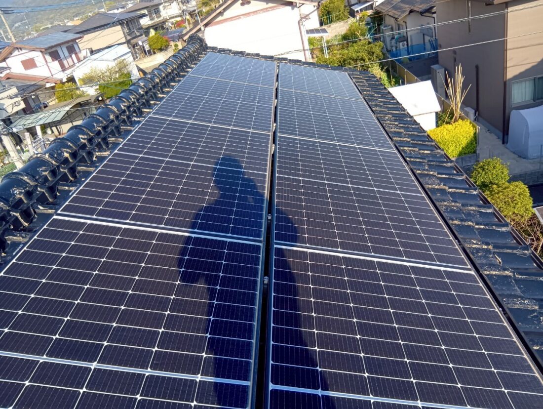 K様邸　太陽光リース　設置工事　175